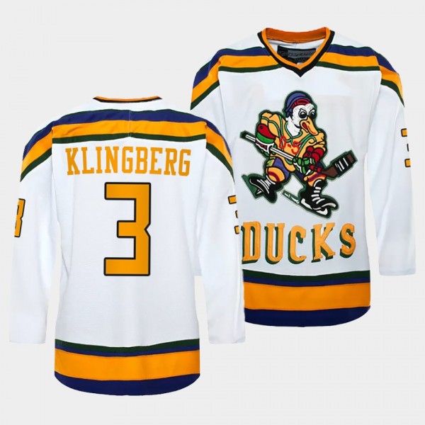 John Klingberg Anaheim Ducks The Mighty Ducks Whit...