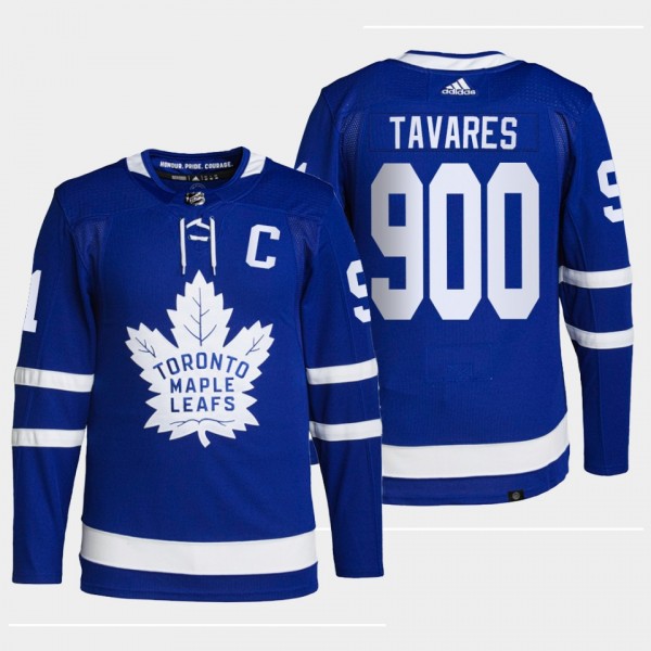 John Tavares Maple Leafs #91 900 Career Games Jers...