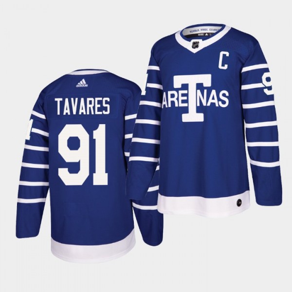 John Tavares Toronto Arenas #91 Authentic Pro Throwback Jersey