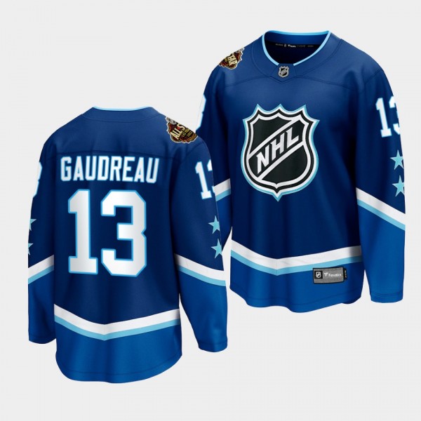Johnny Gaudreau Calgary Flames 2022 All-Star Blue Western Conference Jersey