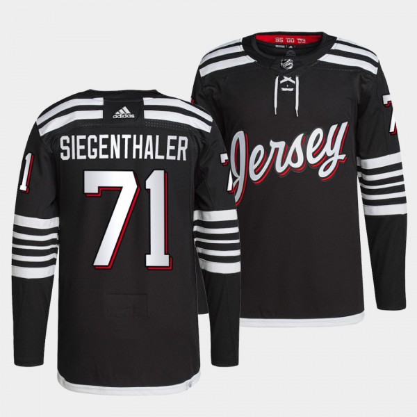 Jonas Siegenthaler #71 Devils Primegreen Authentic...