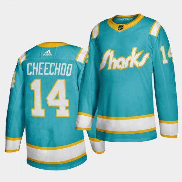 Jonathan Cheechoo #14 San Jose Sharks 2020 Throwba...