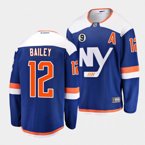 Josh Bailey New York Islanders No.9 patch Blue Hon...