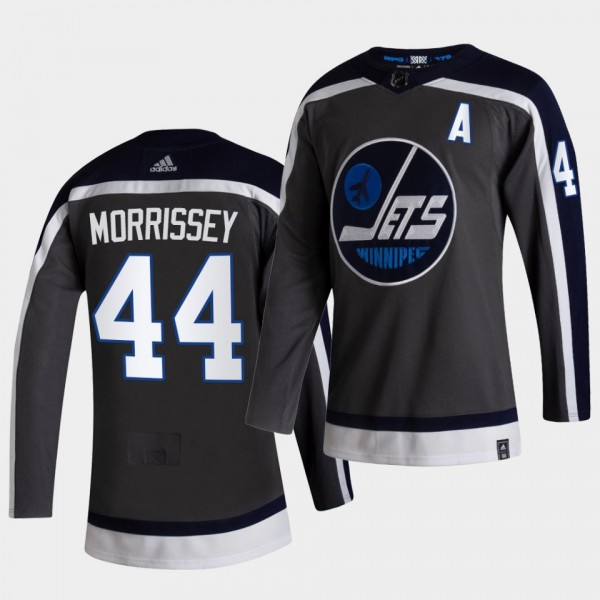 Winnipeg Jets 2021 Reverse Retro Josh Morrissey Grey Authentic Jersey