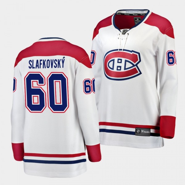 Juraj Slafkovsky Canadiens Away 2022 NHL Draft Wom...