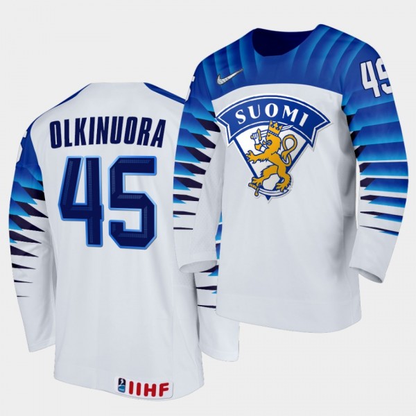 Jussi Olkinuora 2020 IIHF World Championship White...