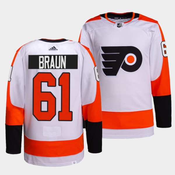 Philadelphia Flyers Authentic Pro Justin Braun #61...