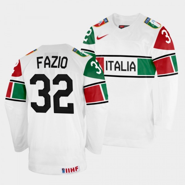 Italy 2022 IIHF World Championship Justin Fazio #3...