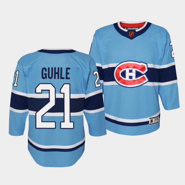 Youth Kaiden Guhle Canadiens Blue Special Edition ...