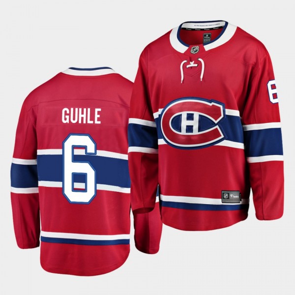 Kaiden Guhle Montreal Canadiens 2020 NHL Draft Red Home Men Jersey
