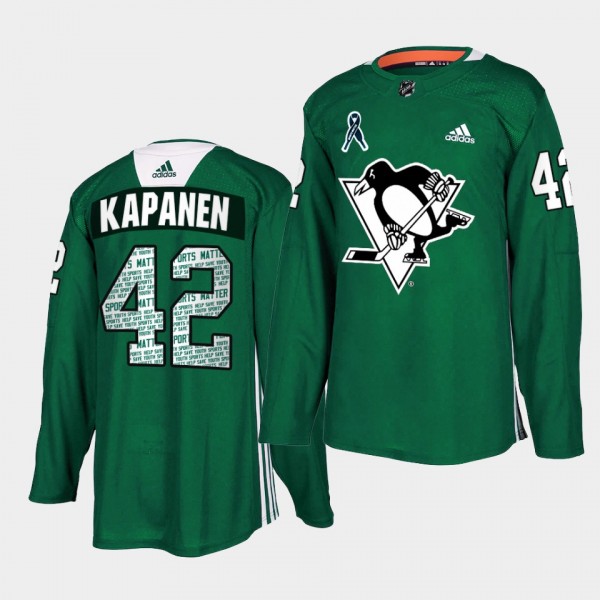 Kasperi Kapanen #42 Penguins Sports Matter Special...