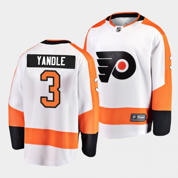 Keith Yandle Philadelphia Flyers 2021 Away White P...