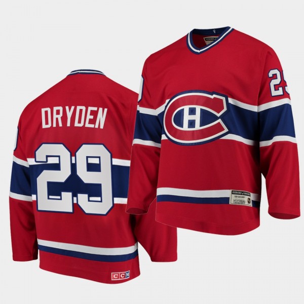 Ken Dryden Canadiens #29 Heroes of Hockey Authenti...