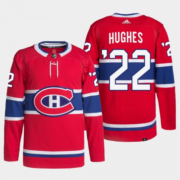 Kent Hughes #22 Canadiens Authentic Red Jersey 18t...