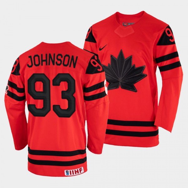 Canada 2022 IIHF World Championship Kent Johnson #...