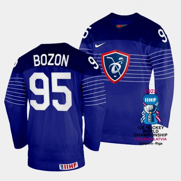 France 2023 IIHF World Championship Kevin Bozon #9...