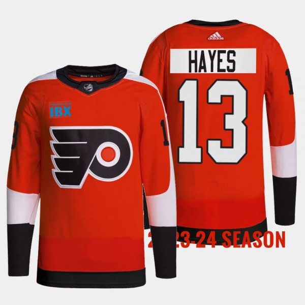 Philadelphia Flyers 2023-24 Home Kevin Hayes #13 B...