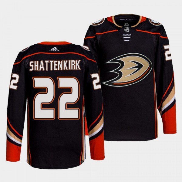Ducks Home Kevin Shattenkirk #22 Black Jersey Auth...