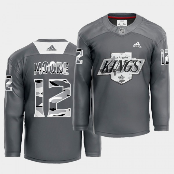 LA Kings X Undefeated Trevor Moore #12 Gray Jersey...