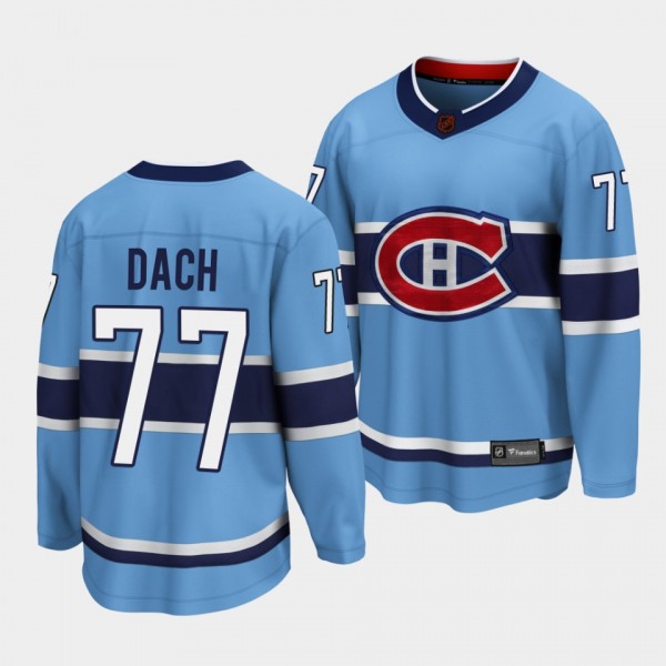 Kirby Dach Montreal Canadiens Special Edition 2.0 2022 Blue Jersey #77 Breakaway Player