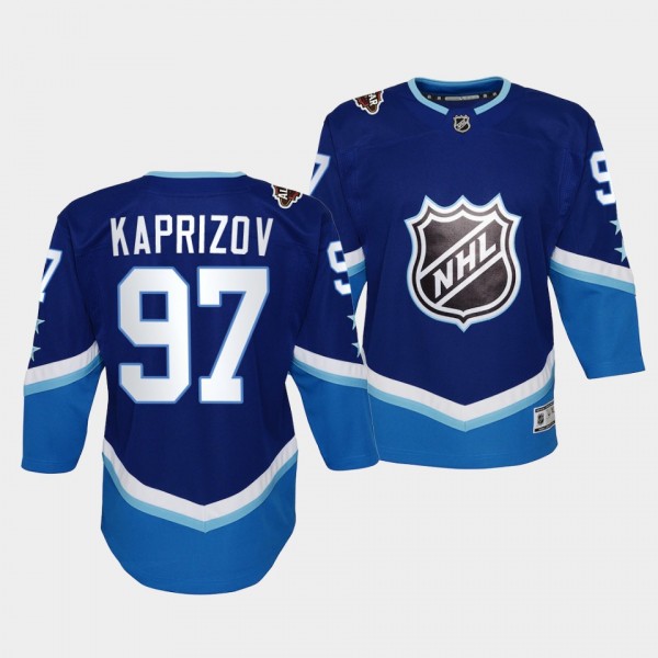 Kirill Kaprizov Youth Jersey Wild 2022 NHL All-Star Blue Western Premier Jersey