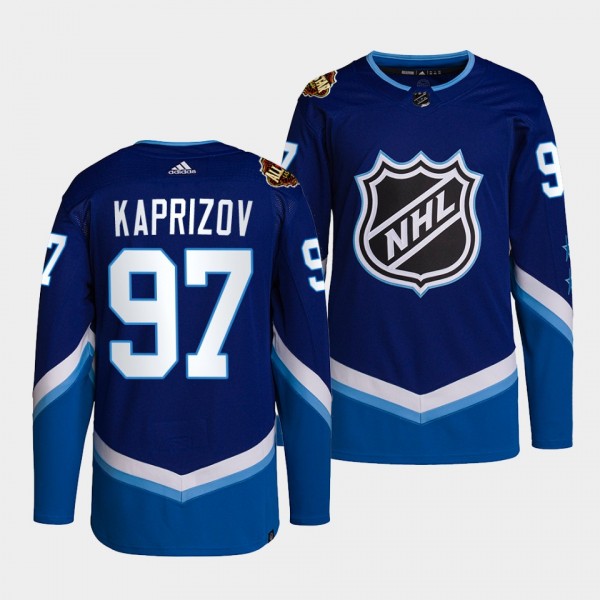 Kirill Kaprizov Wild 2022 NHL All-Star Blue Jersey #97 Western Primegreen Authentic