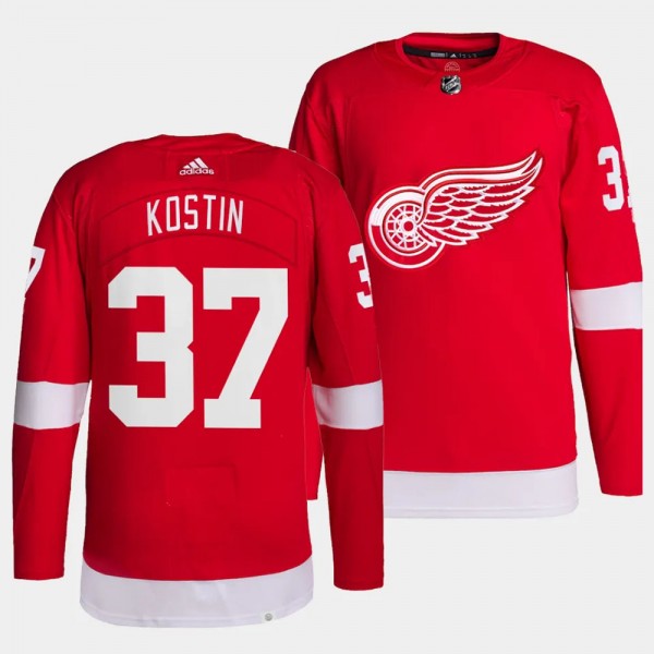 Detroit Red Wings Authentic Pro Klim Kostin #37 Re...