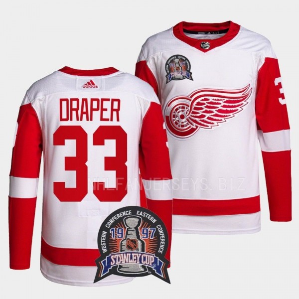 1997 Stanley Cup Kris Draper Detroit Red Wings Red...