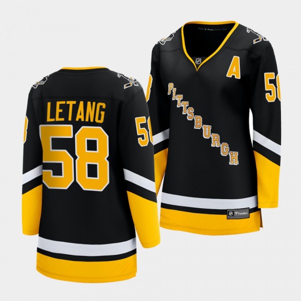 Kris Letang Penguins 2021-22 Alternate Premier Bre...