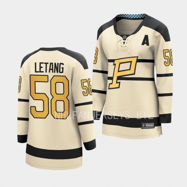 Kris Letang Pittsburgh Penguins 2023 Winter Classic Women Player 58 Jersey