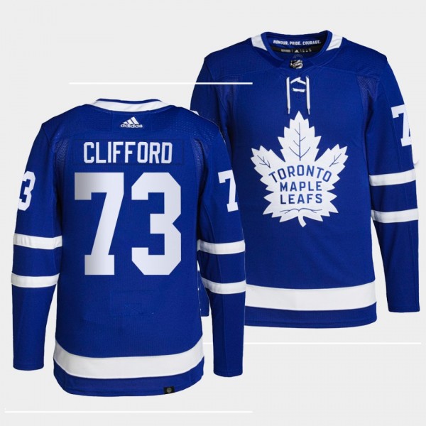 Kyle Clifford #73 Maple Leafs Home Blue Jersey 202...