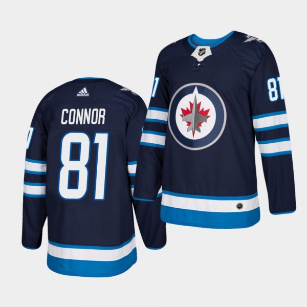 Kyle Connor #81 Jets Home Men's Jersey