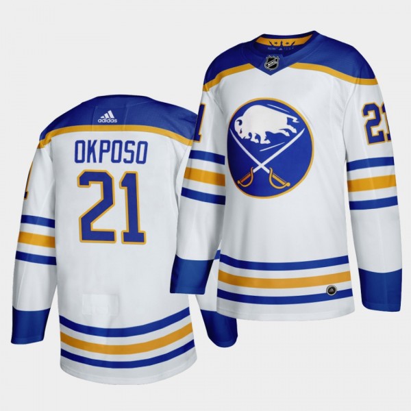Kyle Okposo Buffalo Sabres 2020-21 Away White Jersey Authentic