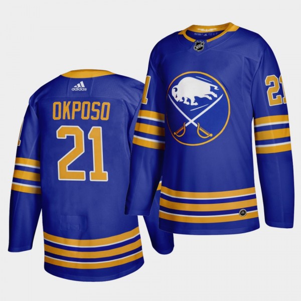 Kyle Okposo Buffalo Sabres 2020-21 Home Royal Jersey Authentic