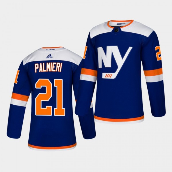 Kyle Palmieri #21 Islanders Authentic 2021 Trade Blue Jersey