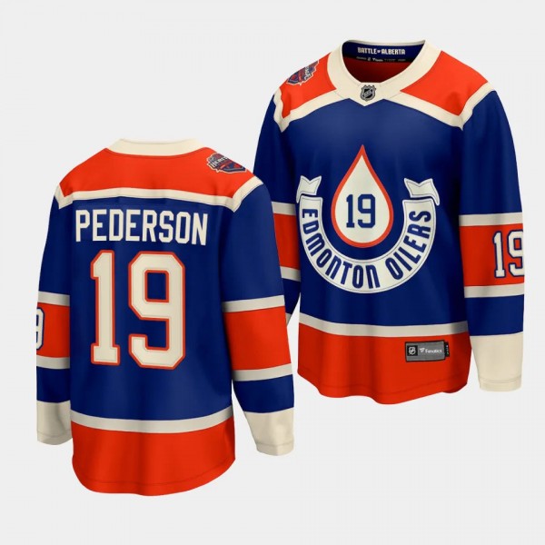 Lane Pederson Edmonton Oilers 2023 NHL Heritage Cl...