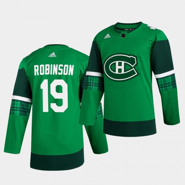 Larry Robinson Canadiens 2020 St. Patrick's Day Gr...