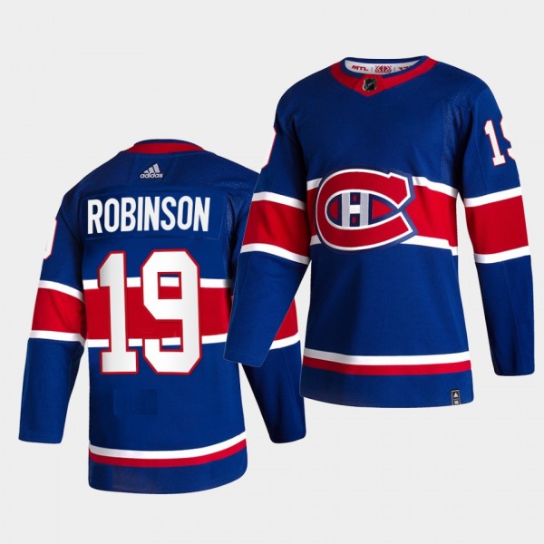 Montreal Canadiens 2021 Reverse Retro Larry Robins...
