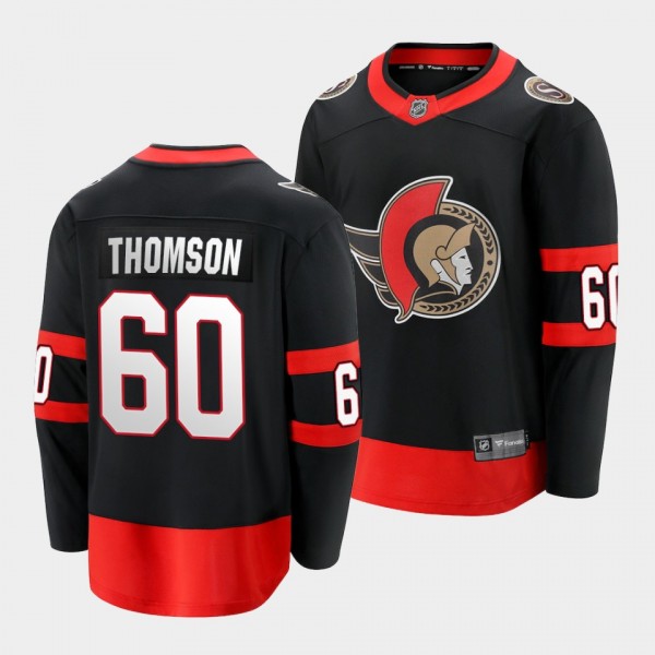 Lassi Thomson Ottawa Senators 2021-22 Home Black p...