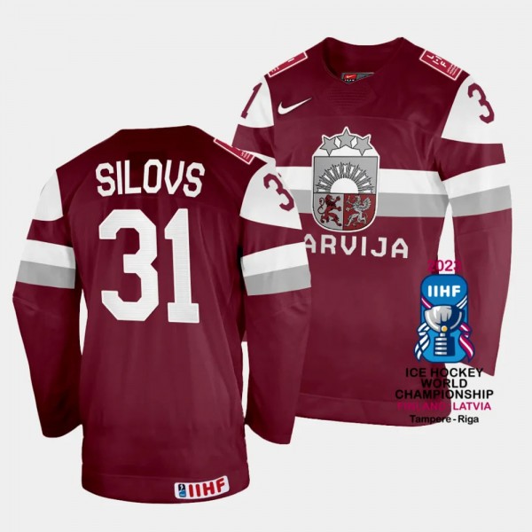 Arturs Silovs Latvia Hockey 2023 IIHF World Champi...