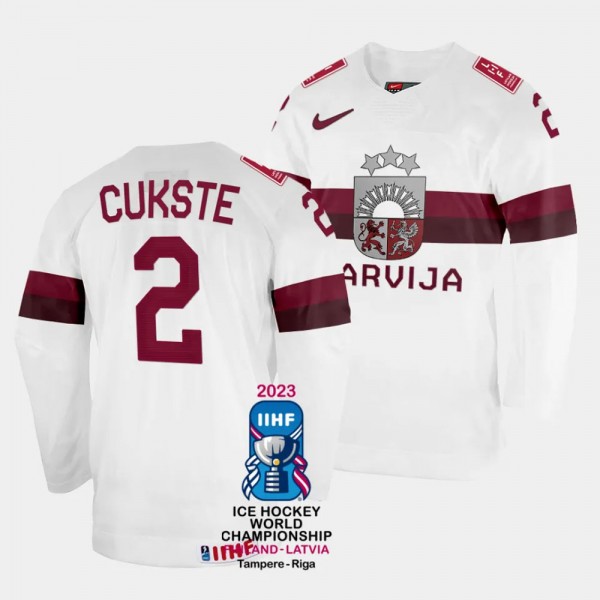 Latvia #2 Karlis Cukste 2023 IIHF World Championsh...