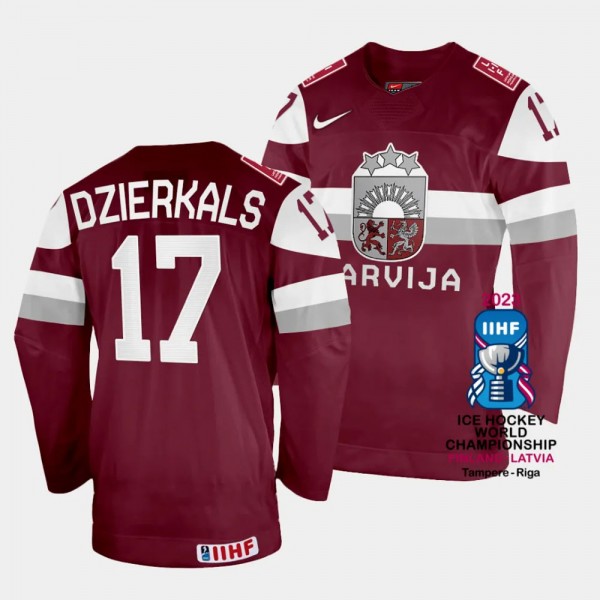 Martins Dzierkals Latvia Hockey 2023 IIHF World Ch...