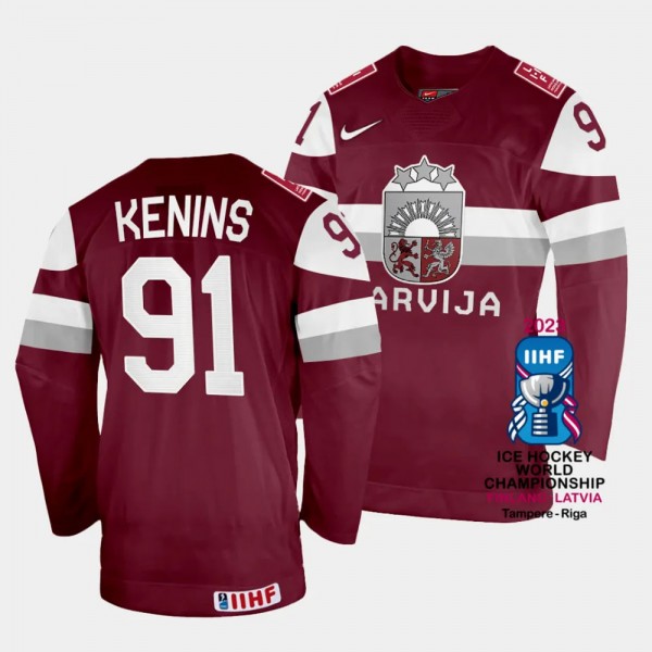 Ronalds Kenins Latvia Hockey 2023 IIHF World Champ...