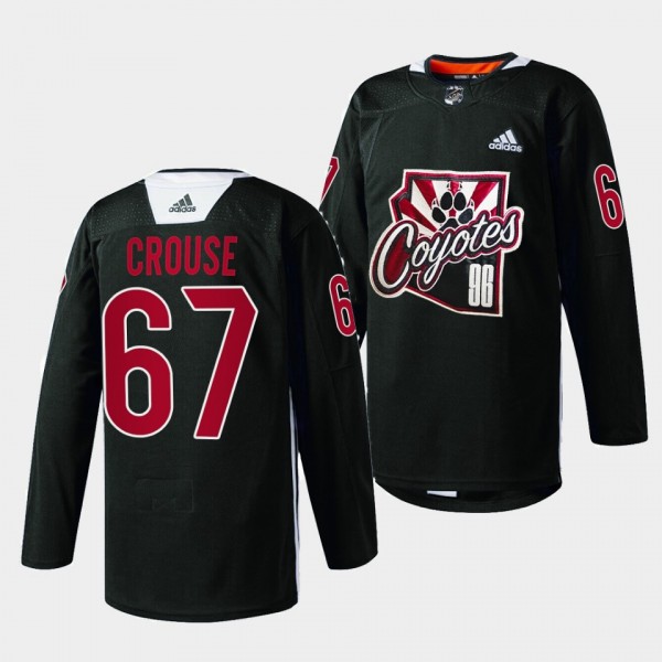 Lawson Crouse Coyotes #67 Throwback Night 2021 Spe...