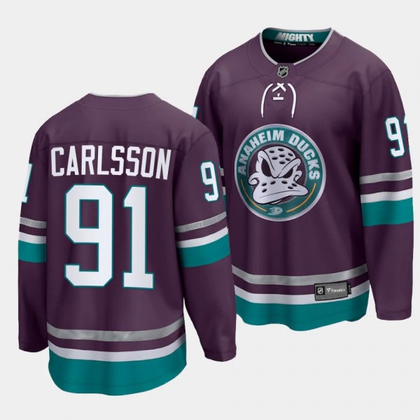 Anaheim Ducks Leo Carlsson 2023-24 30th Anniversar...