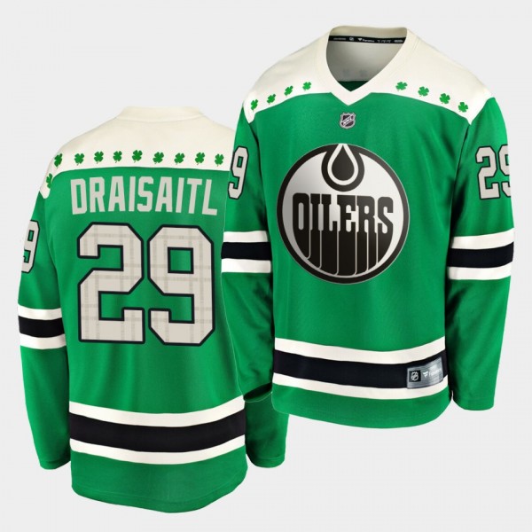 Leon Draisaitl Edmonton Oilers 2020 St. Patrick's ...
