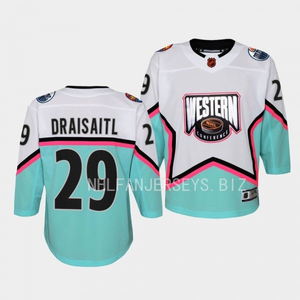 Edmonton Oilers #29 Leon Draisaitl 2023 NHL All-St...