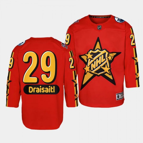 Edmonton Oilers #29 Leon Draisaitl 2024 NHL All-St...