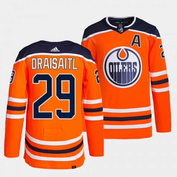 Edmonton Oilers Authentic Pro Leon Draisaitl #29 O...