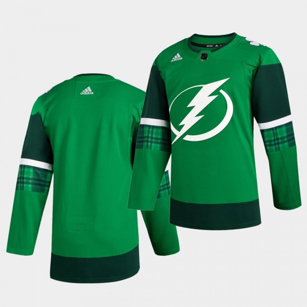 Lightning 2020 St. Patrick's Day Green Authentic T...